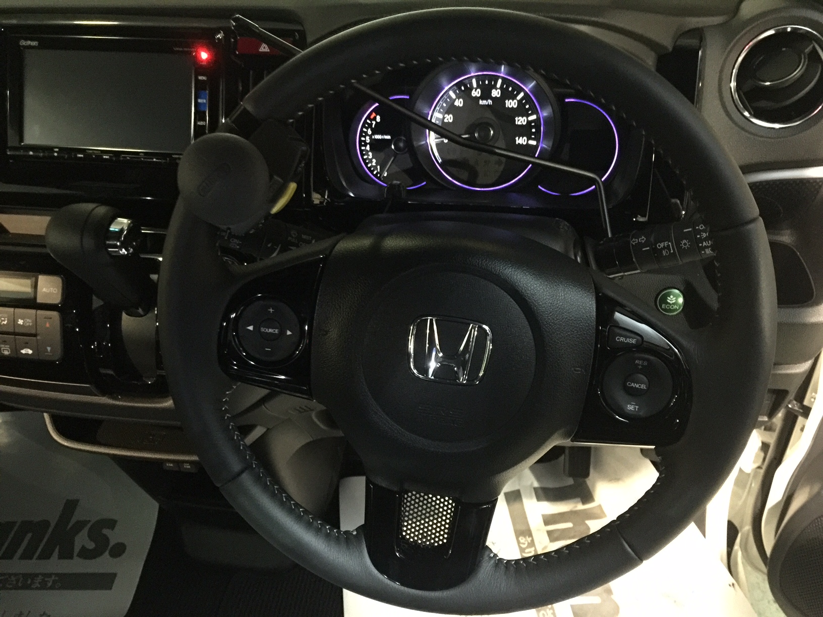 ホンダ N-ONE 旋回グリップ＆左ウィンカーレバー取付 | 運転する喜びを